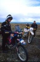 Laakso-Timppa ja Savi-Marko poseeraavat.<br>Tim-of-Valleys and Mud-Mark are posing to the camera.